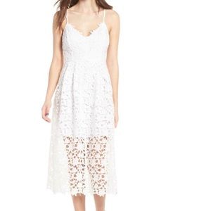 ASTR the label white lace dress